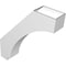 Ekena Millwork 6-in. W x 28-in. D x 32-in. H Imperial Architectural Grade PVC Knee Brace BRCP06X28X32IMP - alternate 6